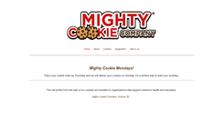 Desktop Screenshot of mightycookiecompany.org